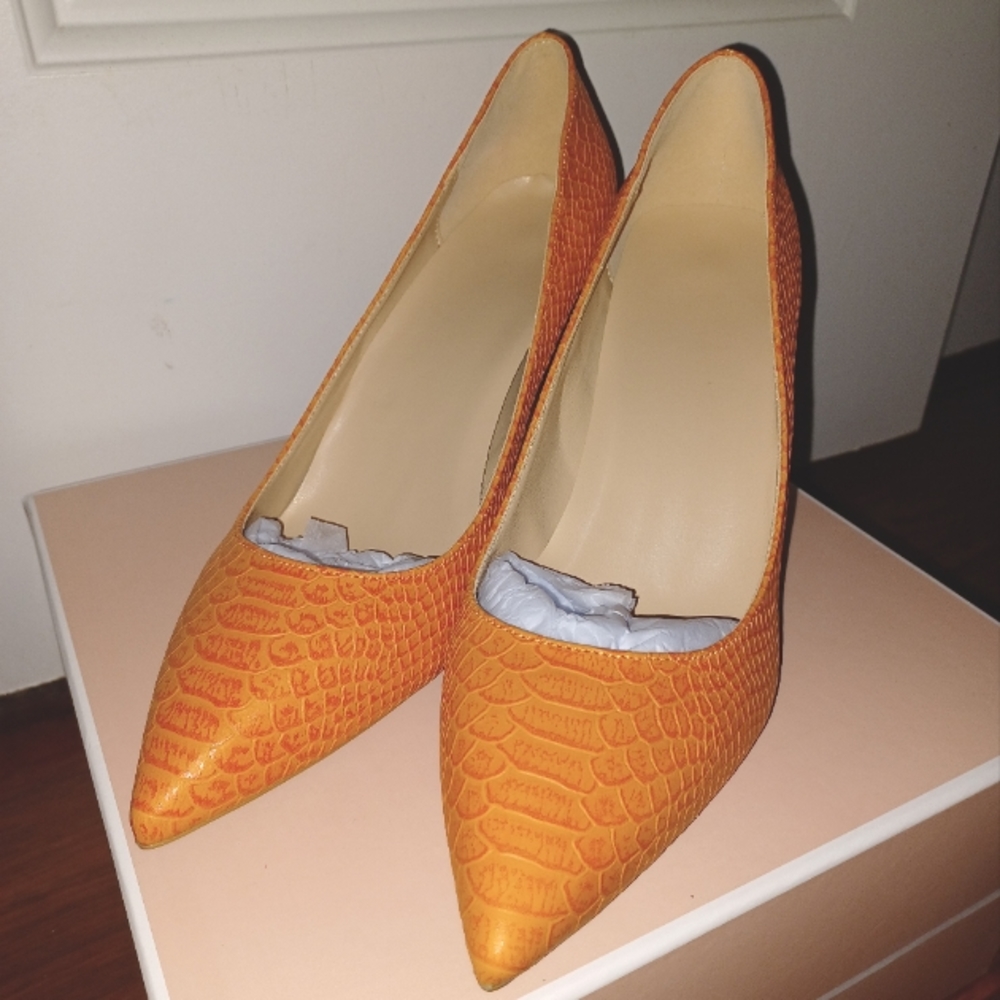 Orange Cream Sicko Pumps | Various Heights
